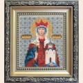 Набор для вышивания бисером ЧАРИВНА МИТЬ "Икона святой мученицы Людмилы"